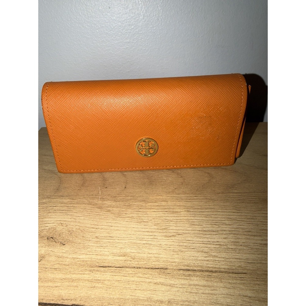 Tory Burch Sun Glass Case Holder Orange W